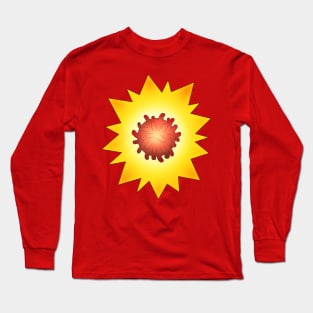 Exploding Carl Long Sleeve T-Shirt